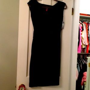 Vince Camuto emerald green velvet dress with tags.